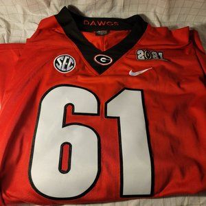 Nike David Andrews Georgia Bulldogs jersey